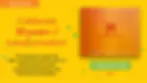 Small promotional graphic with yellow background, an orange gradient panel, and text about a colorful transformation event
