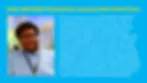 Small headshot of a person on a teal background accompanied by descriptive text